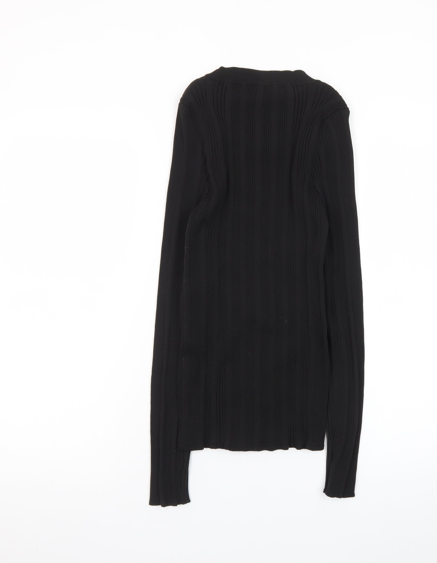 NEXT Women Black Slim Fit Knit Pullover Jumper Size 14