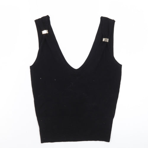 Marks and Spencer Women's Black XS Camisole V-Neck Tank Top