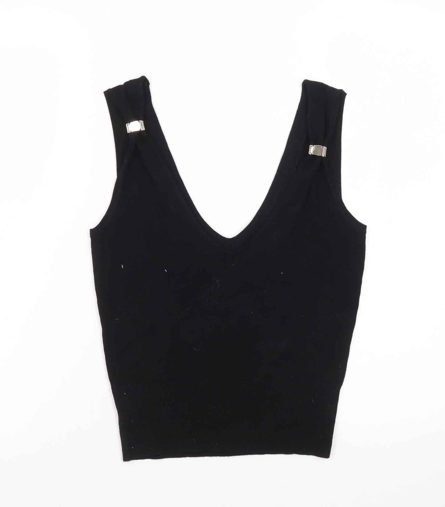 Marks and Spencer Women's Black XS Camisole V-Neck Tank Top