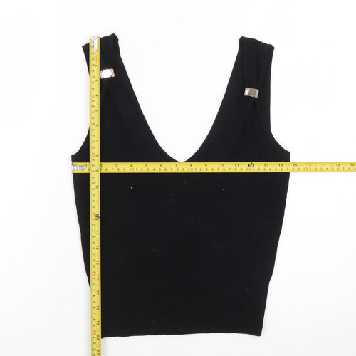 Marks and Spencer Women's Black XS Camisole V-Neck Tank Top