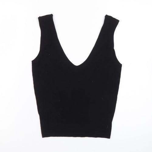 Marks and Spencer Women's Black XS Camisole V-Neck Tank Top