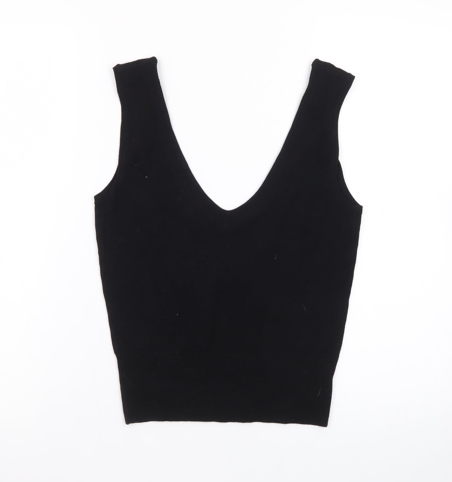 Marks and Spencer Women's Black XS Camisole V-Neck Tank Top