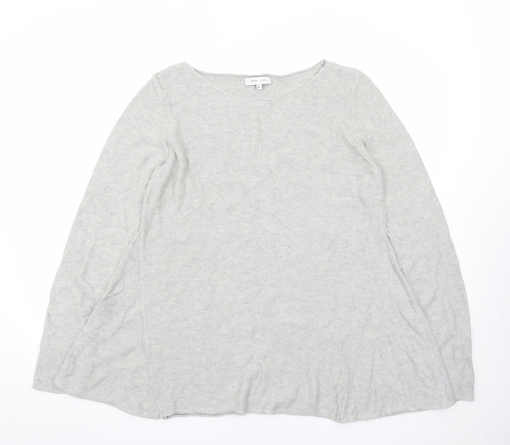 Kew 159 Womens Grey XL Knit Long Sleeve Pullover Jumper