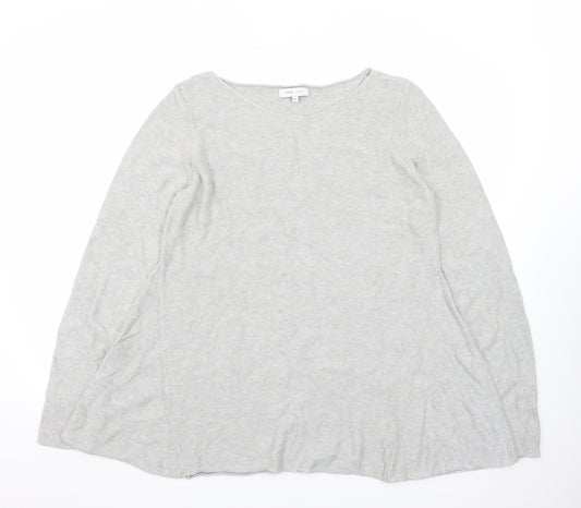 Kew 159 Womens Grey XL Knit Long Sleeve Pullover Jumper