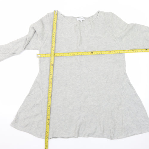Kew 159 Womens Grey XL Knit Long Sleeve Pullover Jumper