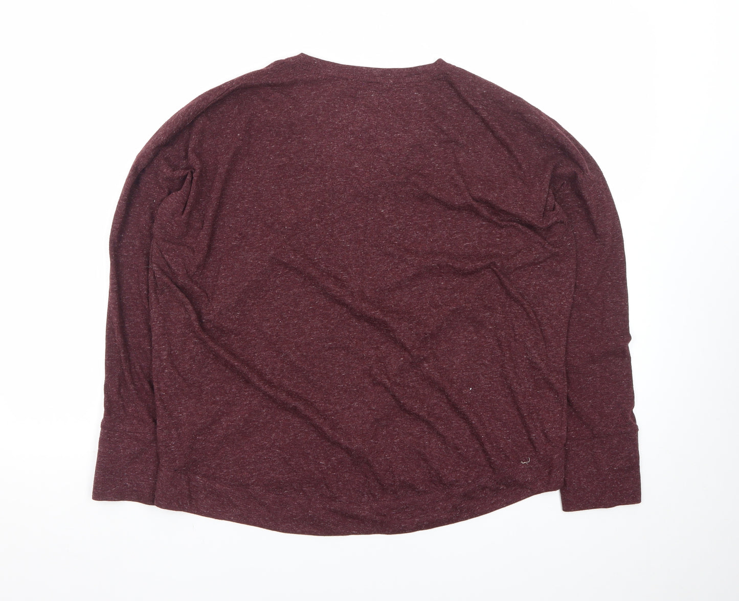 Fat Face Women's Red Long Sleeve Basic Jersey Top Size 10