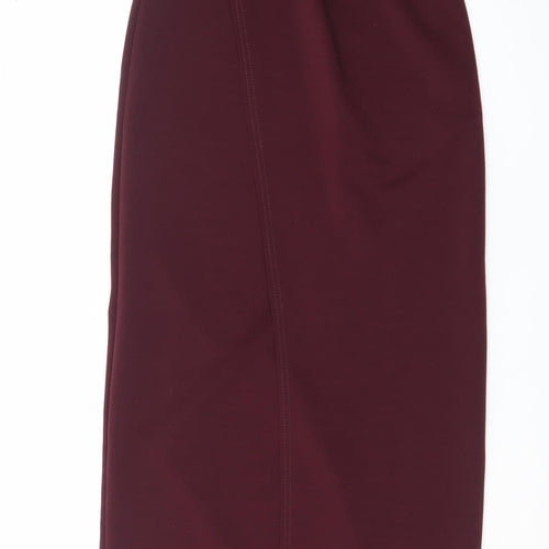 Boohoo Women's Red One Shoulder Bodycon Midi Dress Size 10