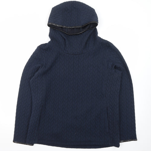 Regatta Great Outdoors Women's Navy Quilted Hoodie UK 16 Pullover