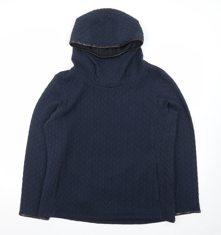 Regatta Great Outdoors Women's Navy Quilted Hoodie UK 16 Pullover