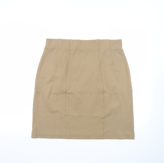 Marks and Spencer Women’s Beige Size 14 Pencil Skirt