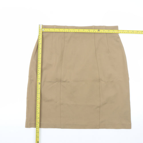 Marks and Spencer Women’s Beige Size 14 Pencil Skirt