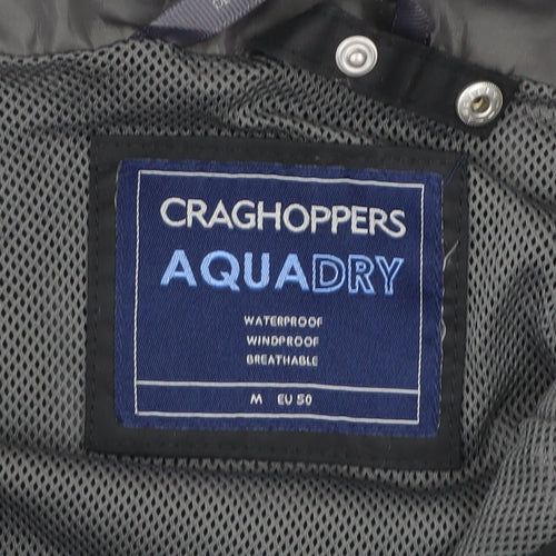 Craghoppers Mens Black M Waterproof Hooded Parka Jacket