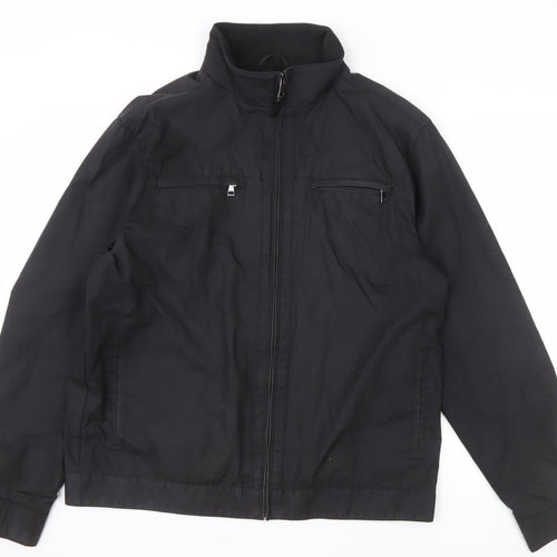 Marks and Spencer Men's Black L Water Repellent Cotton Jacket