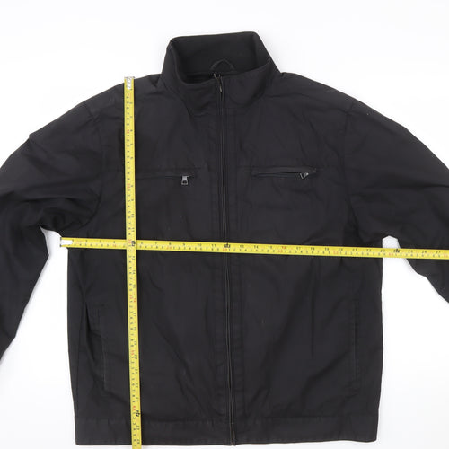 Marks and Spencer Men's Black L Water Repellent Cotton Jacket