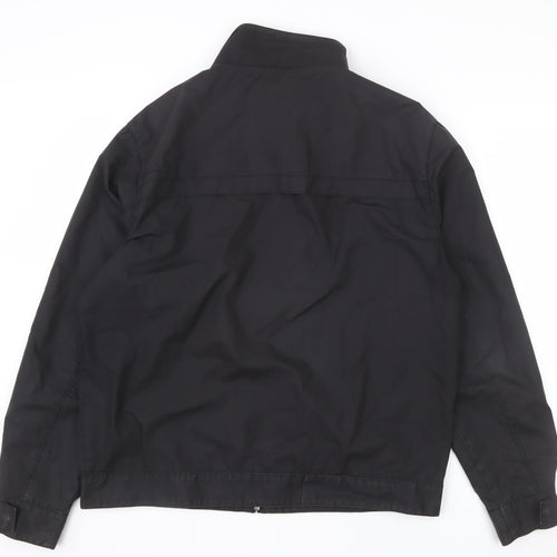 Marks and Spencer Men's Black L Water Repellent Cotton Jacket