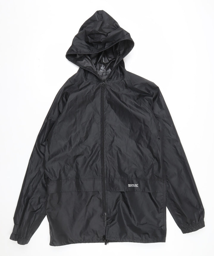 Regatta Womens Black M Waterproof Hooded Rain Jacket