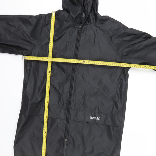 Regatta Womens Black M Waterproof Hooded Rain Jacket
