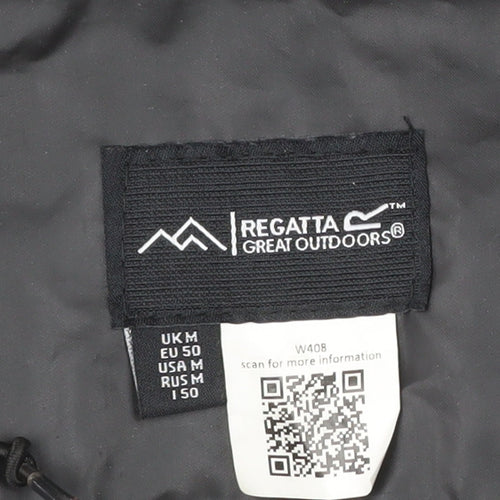 Regatta Womens Black M Waterproof Hooded Rain Jacket