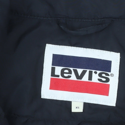 Levi's Men's Black XS Puffer Jacket Winter Coat