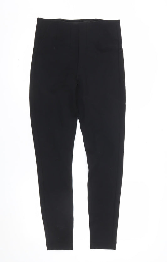 Marks and Spencer Women's Black High Rise Stretch Ankle Leggings Size 12