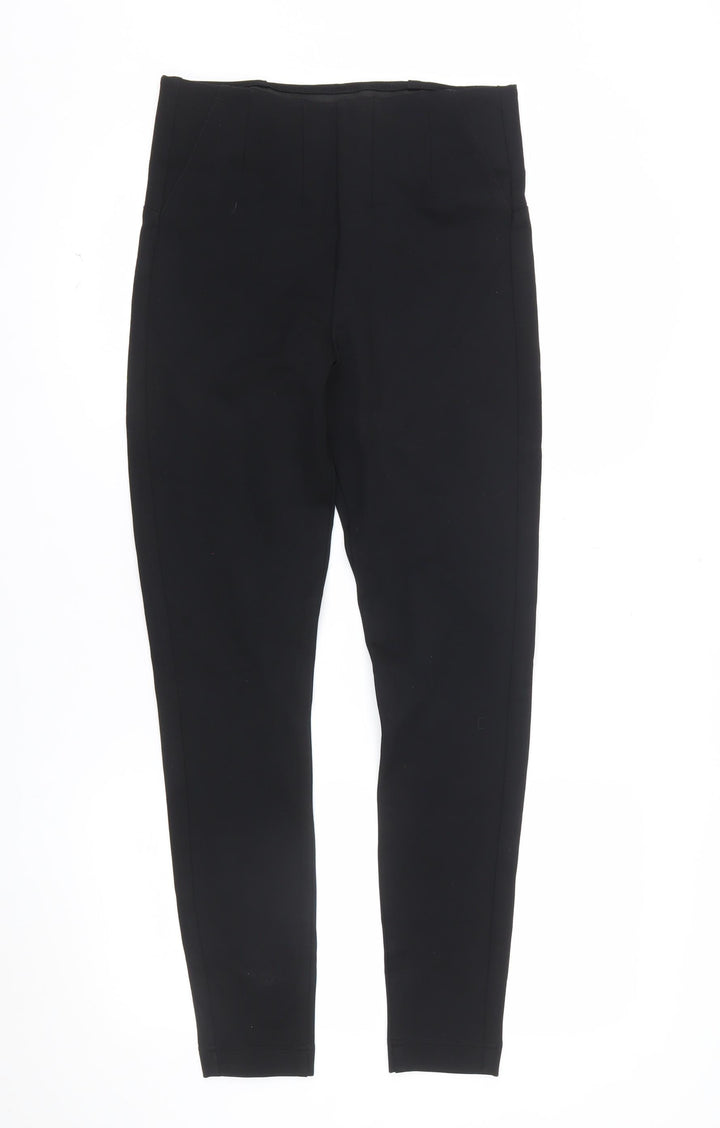 Marks and Spencer Women's Black High Rise Stretch Ankle Leggings Size 12