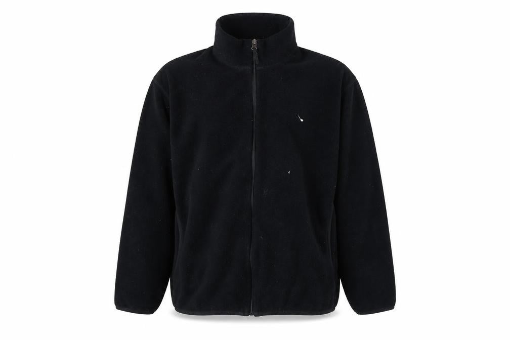Uniqlo Men's Black Fleece Full Zip Jacket L Regular Fit