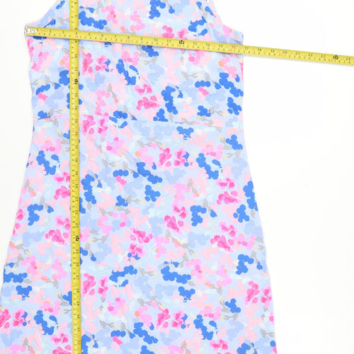 Joules Womens Multicoloured Floral Shift Dress Size 10 Sleeveless Summer