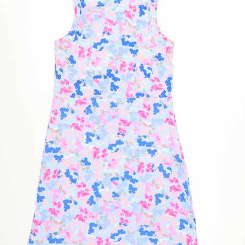Joules Womens Multicoloured Floral Shift Dress Size 10 Sleeveless Summer