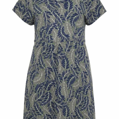 Maine New England Women’s Green Floral Jersey Shift Dress Size 20