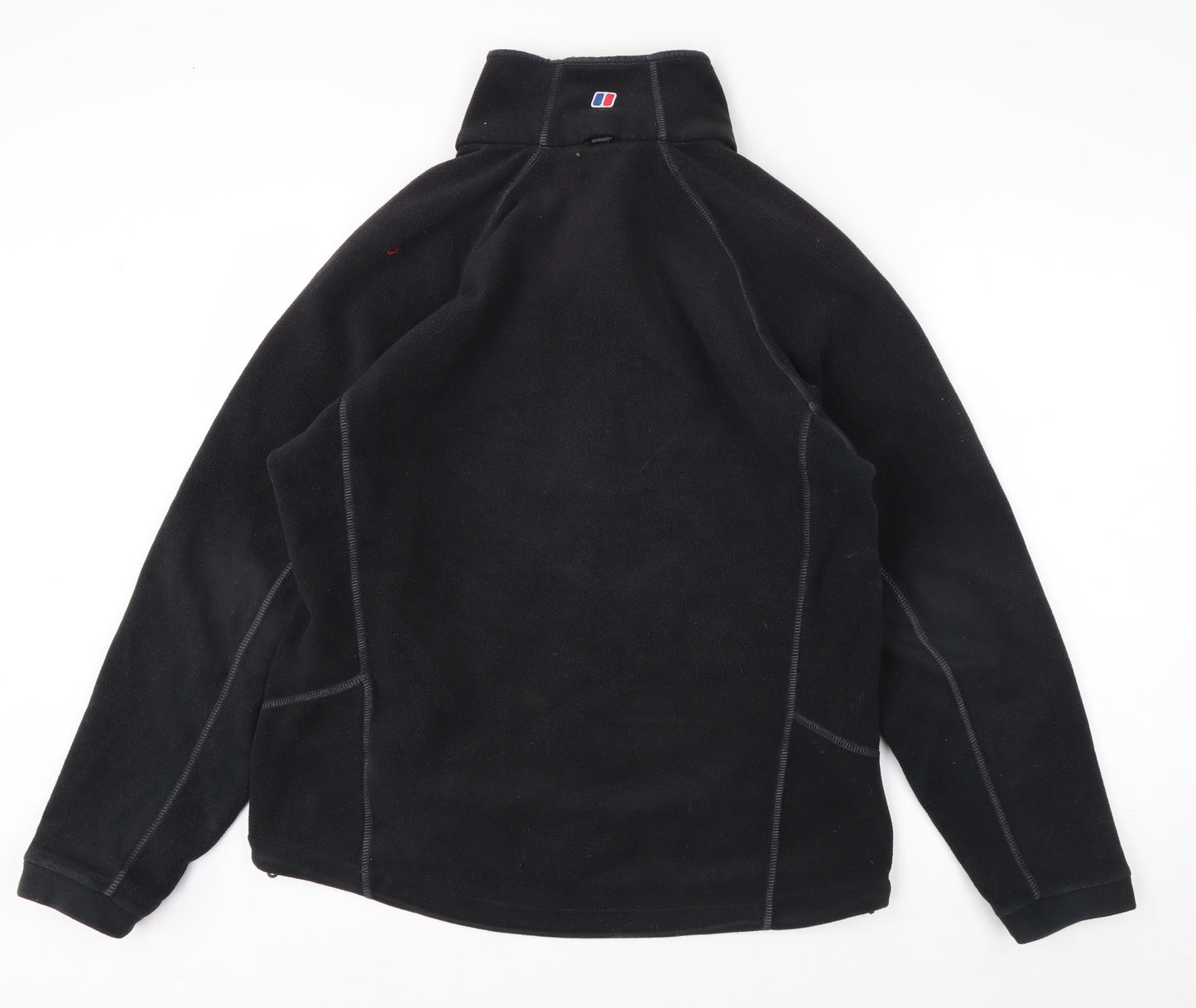 Berghaus Men's Black Fleece Full Zip Jacket Size L Outdoor Hiking