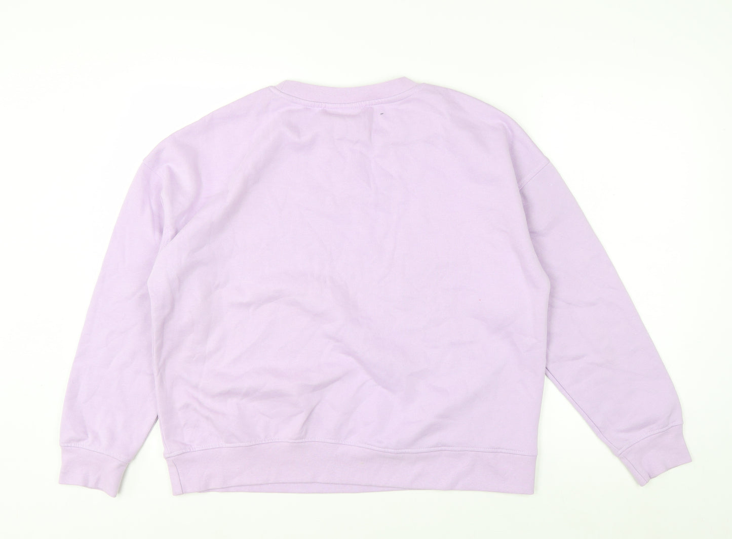 Disney Stitch Lilac Women's Sweatshirt UK 12/14 Medium Cotton Blend