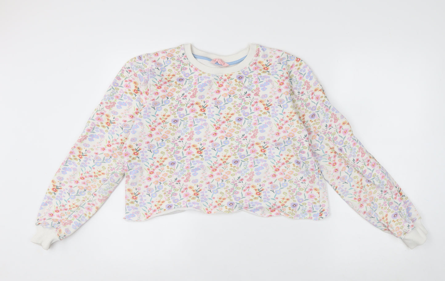 You Are The Club Womens Multicoloured Floral Pullover Sweatshirt M