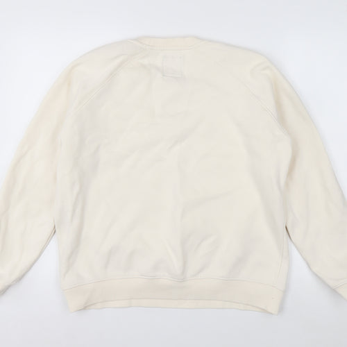 Crew Clothing Company Women’s Ivory Cotton Blend Sweatshirt Size 14