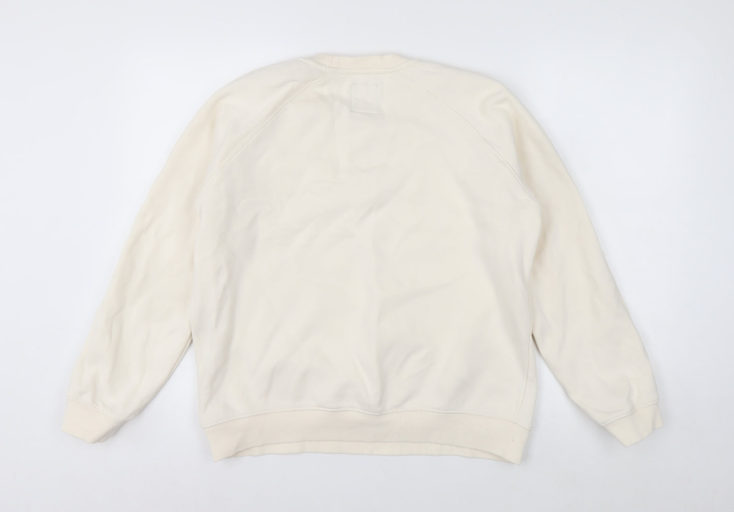 Crew Clothing Company Women’s Ivory Cotton Blend Sweatshirt Size 14