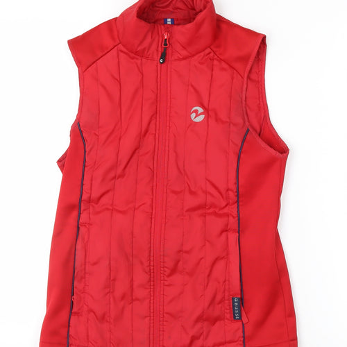 Busse Women's Red Insulated Waistcoat Bodywarmer S