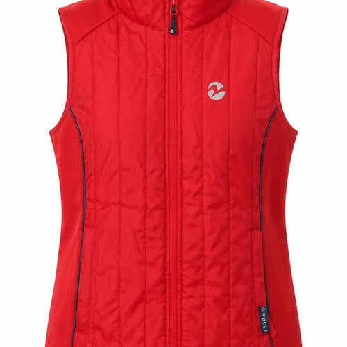Busse Women's Red Insulated Waistcoat Bodywarmer S