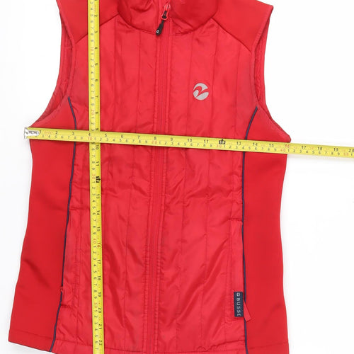 Busse Women's Red Insulated Waistcoat Bodywarmer S