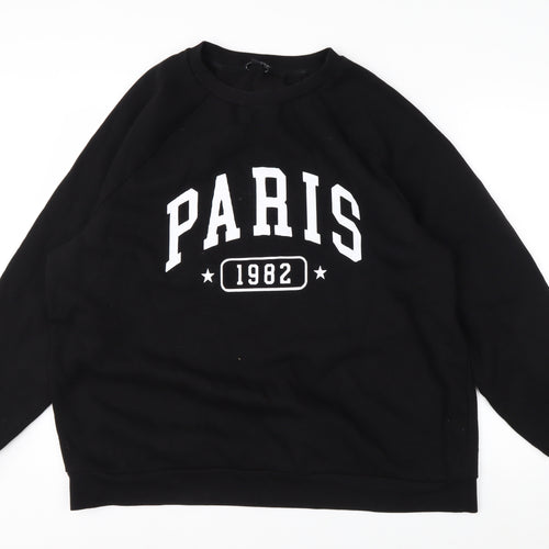 Next Women's Black Paris 1982 Pullover Sweatshirt Size 22