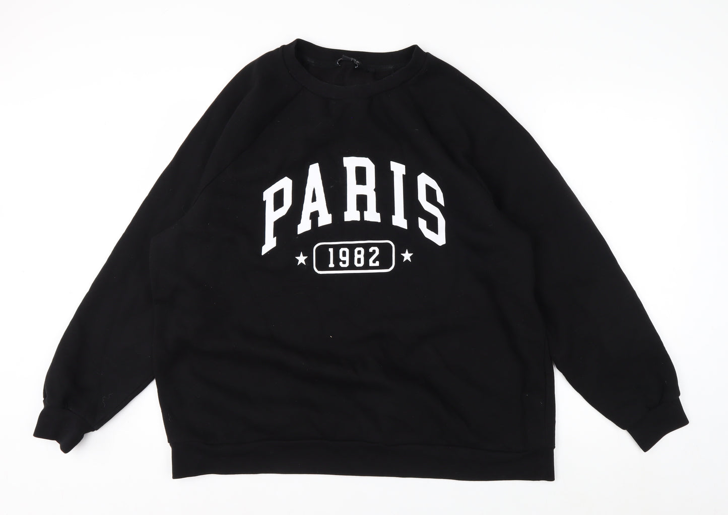 Next Women's Black Paris 1982 Pullover Sweatshirt Size 22