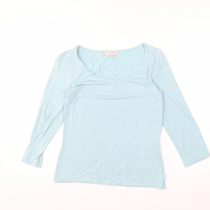 Hobbs Women’s Blue 3/4 Sleeve Rayon Jersey Top Size S