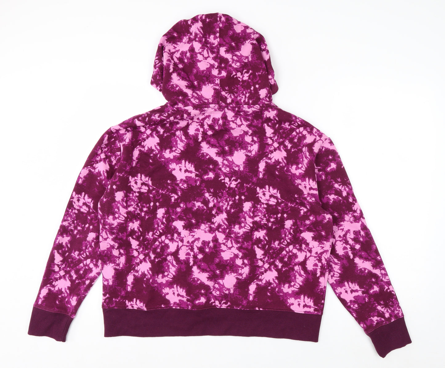 Champion Womens Purple Tie Dye Pullover Hoodie Medium
