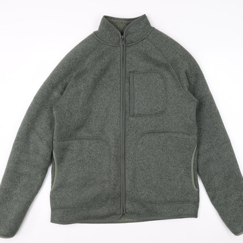 Marks and Spencer Women’s Green Fleece Zip Jacket Size S