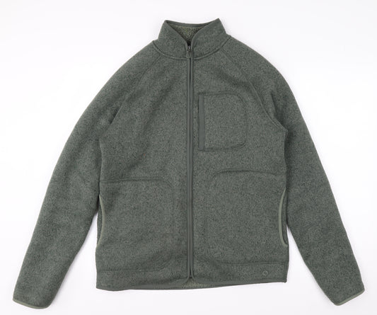 Marks and Spencer Women’s Green Fleece Zip Jacket Size S