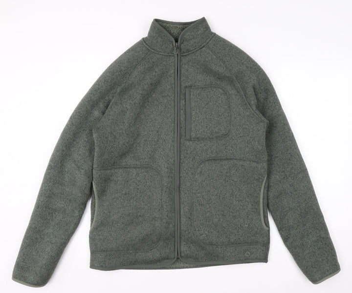 Marks and Spencer Women’s Green Fleece Zip Jacket Size S