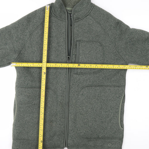 Marks and Spencer Women’s Green Fleece Zip Jacket Size S