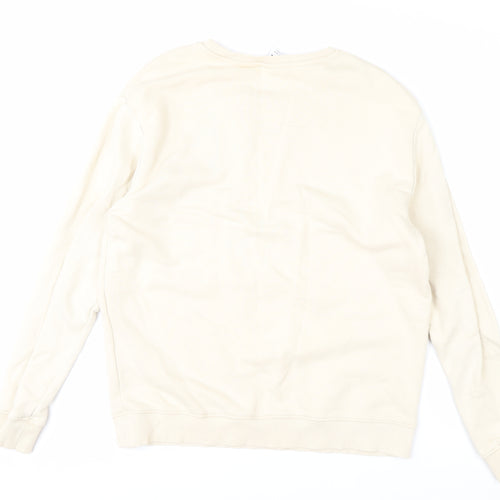 Zara Men Beige Keith Haring Crew Neck Art Sweatshirt L