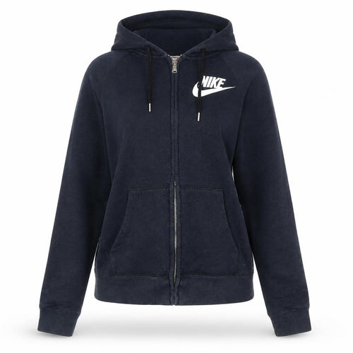 Nike Women's Black Full Zip Hoodie Size S Cotton Blend