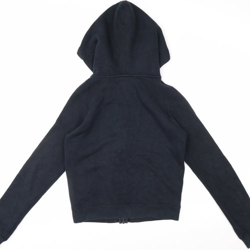 Nike Women's Black Full Zip Hoodie Size S Cotton Blend