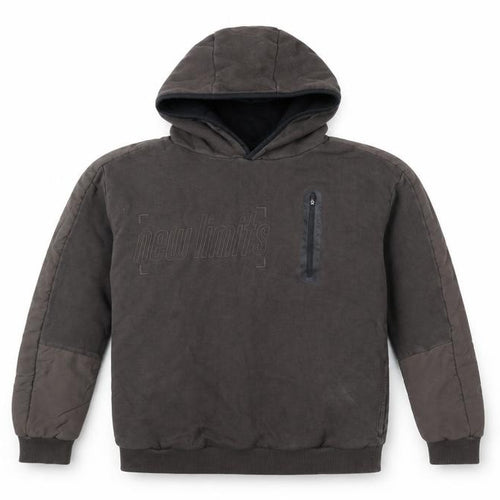 C&A Boys Brown Pullover Hoodie 14 Years Cotton Blend New Limits Design