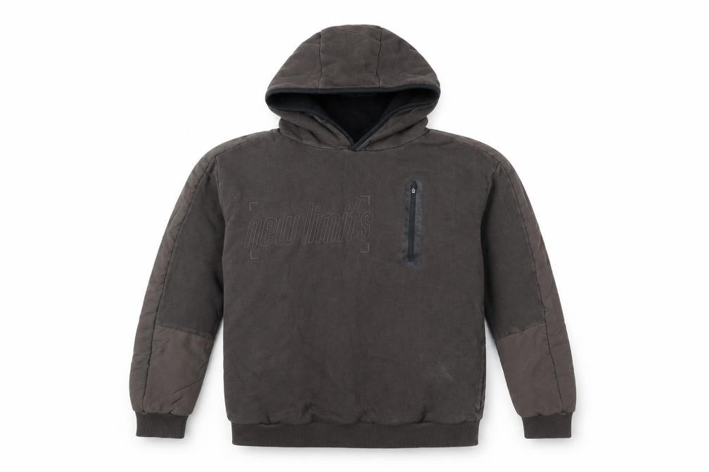 C&A Boys Brown Pullover Hoodie 14 Years Cotton Blend New Limits Design